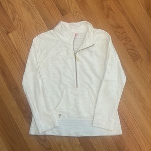 Lily Pulitzer half-zip pullover with kangaroo pocket